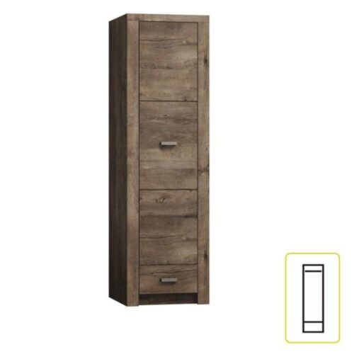 INFINITY barna mdf szekrény