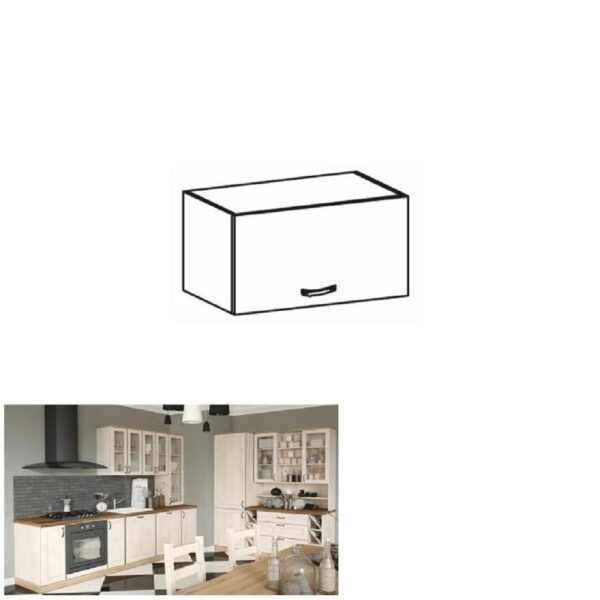 ROYAL C fehér mdf felső konyhaszekrény 60cm