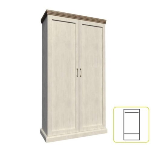 ROYAL II fehér mdf szekrény ROYAL II fehér mdf szekrény