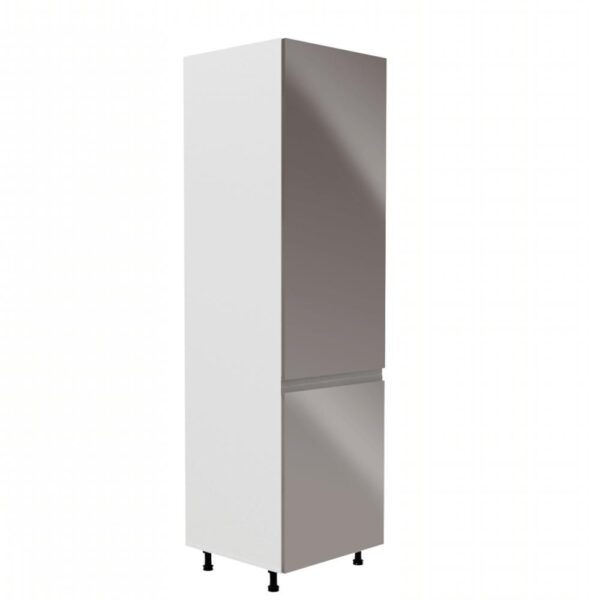 AURORA II szürke mdf hűtőgép szekrény jobbos 60cm