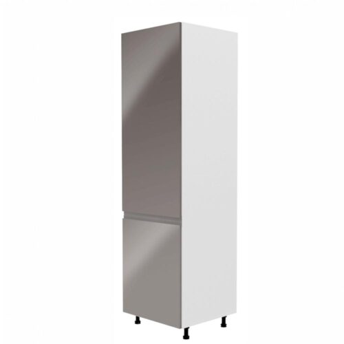 AURORA szürke mdf hűtőgép szekrény balos 60cm