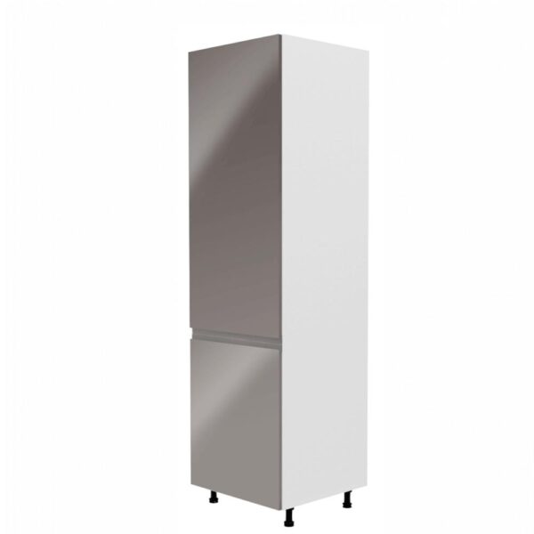 AURORA szürke mdf hűtőgép szekrény balos 60cm