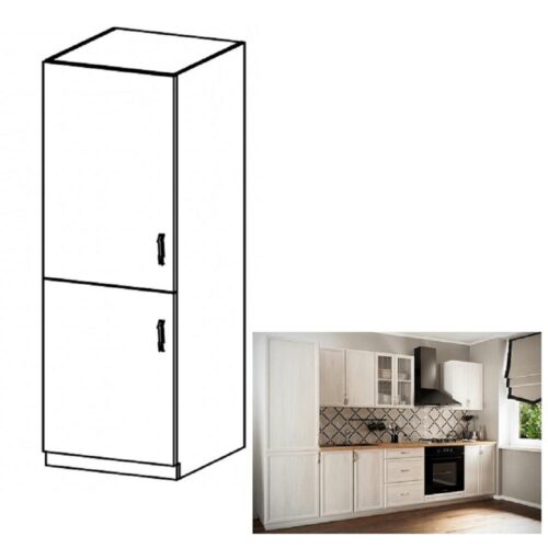 SICILIA fehér mdf hűtőgép szekrény balos SICILIA fehér mdf hűtőgép szekrény balos