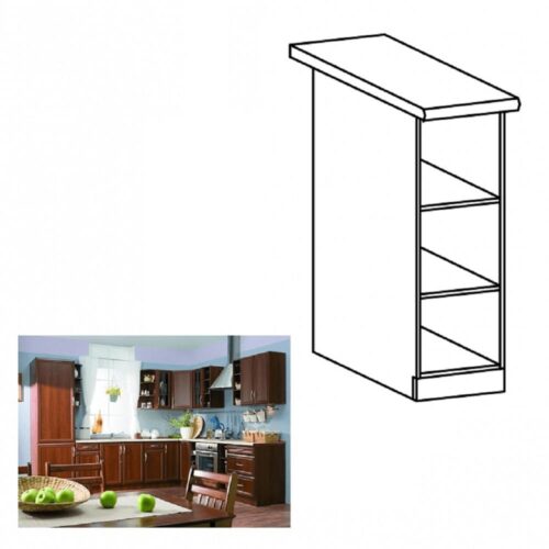 SICILIA barna mdf alsó konyhaszekrény 20cm SICILIA barna mdf alsó konyhaszekrény 20cm