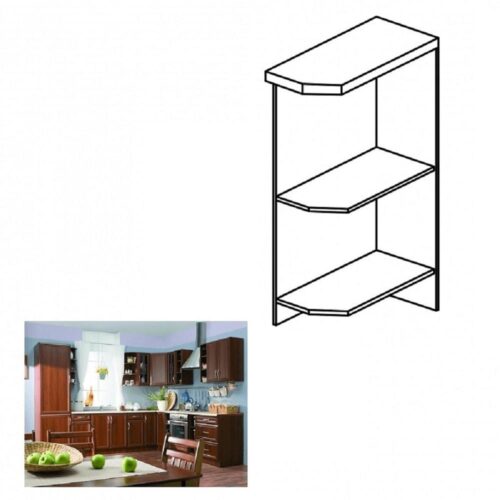 SICILIA barna mdf alsó polcos konyhaszekrény jobbos 25cm SICILIA barna mdf alsó polcos konyhaszekrény jobbos 25cm