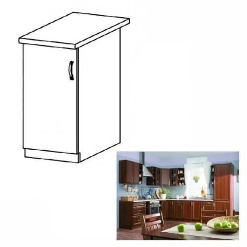 SICILIA barna mdf alsó konyhaszekrény balos 30cm SICILIA barna mdf alsó konyhaszekrény balos 30cm
