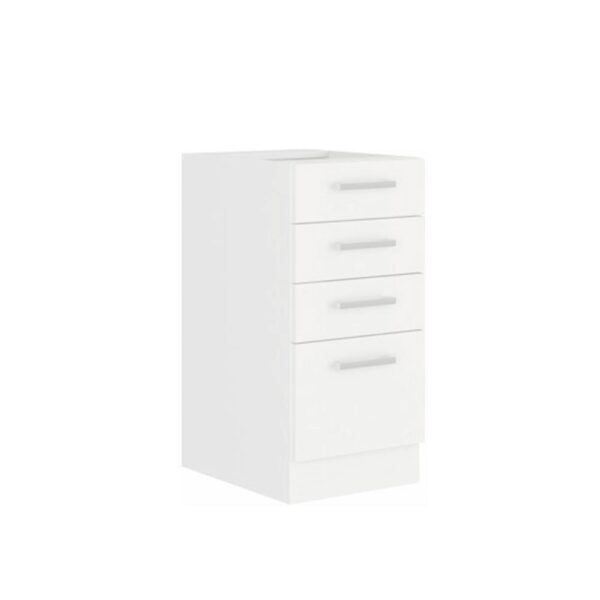 SPLIT fehér mdf alsó konyhaszekrény 40cm