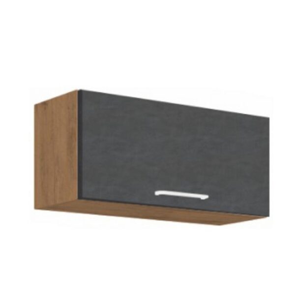 VEGA F szürke mdf felső konyhaszekrény 80cm