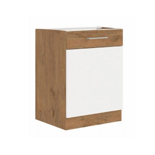 VEGA fehér mdf alsó konyhaszekrény 60cm