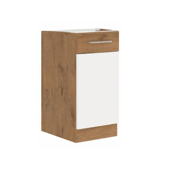 VEGA fehér mdf alsó konyhaszekrény 40cm