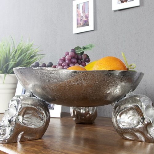 SKULL ezüst tál 35cm SKULL ezüst tál 35cm