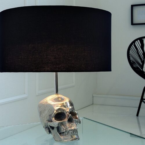 SKULL fekete asztali lámpa 44cm SKULL fekete asztali lámpa 44cm