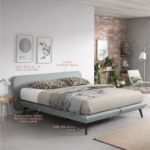 SKYBOX boxspring ágy 180 cm