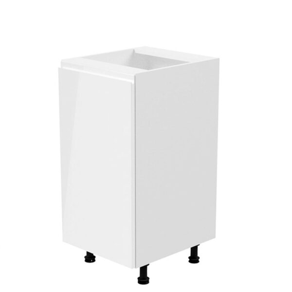 AURORA fehér mdf alsó konyhaszekrény balos 40cm