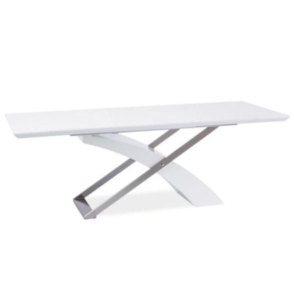 KROS fehér mdf étkezőasztal 220cm KROS fehér mdf étkezőasztal 220cm