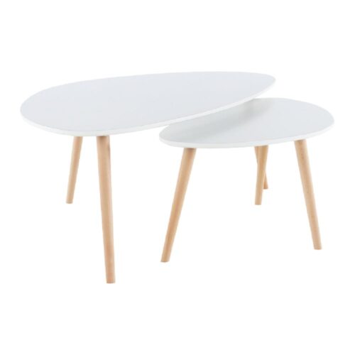 FOLKO fehér mdf dohányzóasztal FOLKO fehér mdf dohányzóasztal