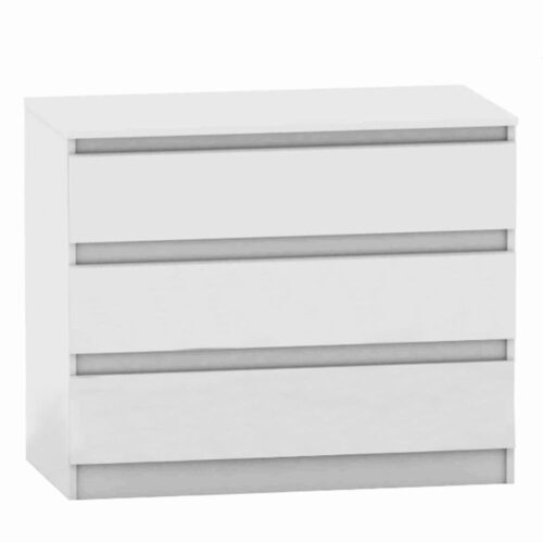 HANY 3 fiókos fehér mdf komód HANY 3 fiókos fehér mdf komód
