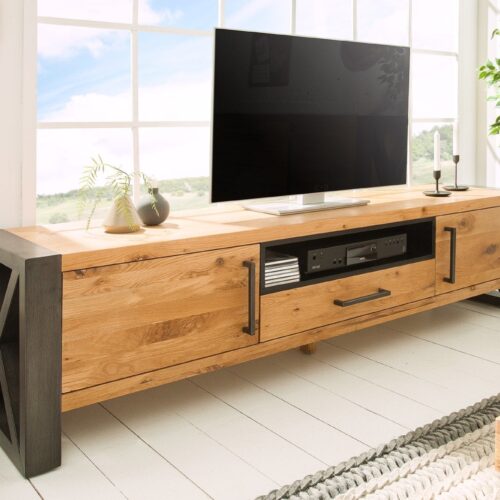 THOR II barna tölgyfa TV szekrény 200cm THOR II barna tölgyfa TV szekrény 200cm