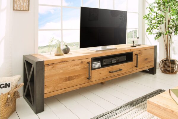 THOR II barna tölgyfa TV szekrény 200cm THOR II barna tölgyfa TV szekrény 200cm