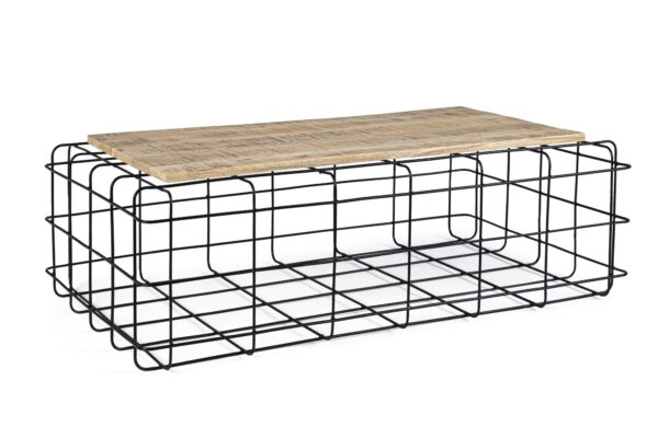 TRELLIS II barna mangófa dohányzóasztal 110cm TRELLIS II barna mangófa dohányzóasztal 110cm