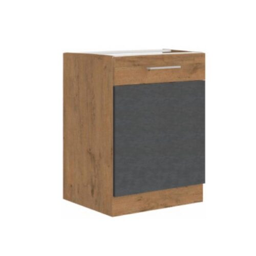 VEGA szürke mdf alsó konyhaszekrény 60cm VEGA szürke mdf alsó konyhaszekrény 60cm