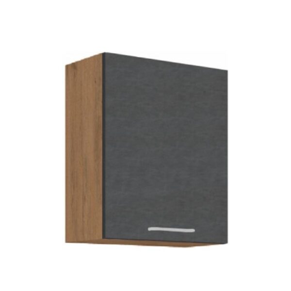VEGA D szürke mdf felső konyhaszekrény 80cm