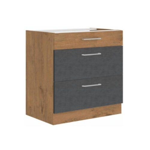 VEGA szürke mdf alsó konyhaszekrény 80cm VEGA szürke mdf alsó konyhaszekrény 80cm