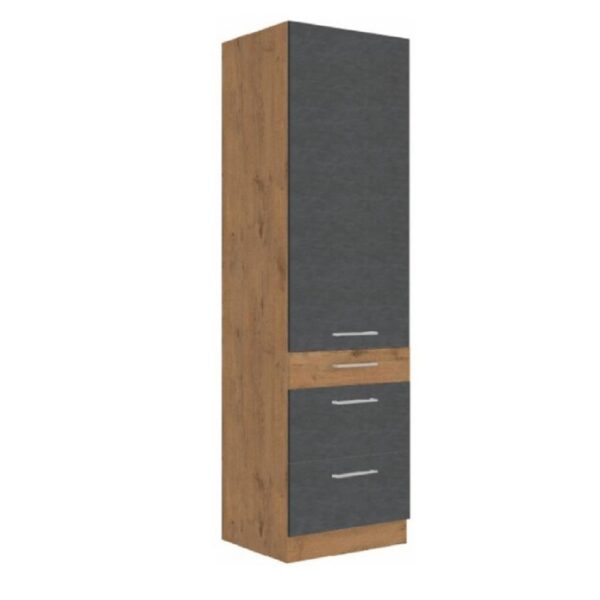 VEGA C szürke mdf álló konyhaszekrény 60cm