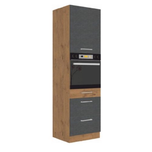 VEGA D szürke mdf álló konyhaszekrény 60cm