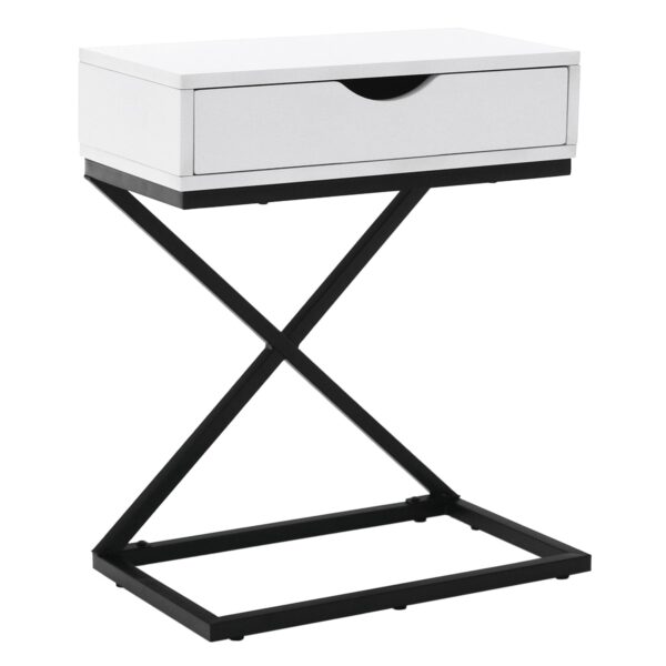 VIRED fehér mdf éjjeliszekrény VIRED fehér mdf éjjeliszekrény