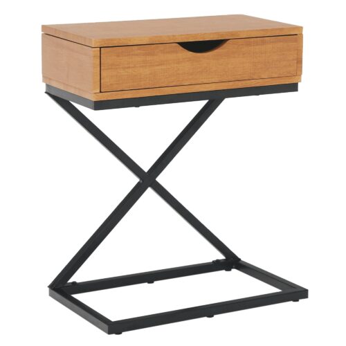 VIRED fekete mdf éjjeliszekrény VIRED fekete mdf éjjeliszekrény