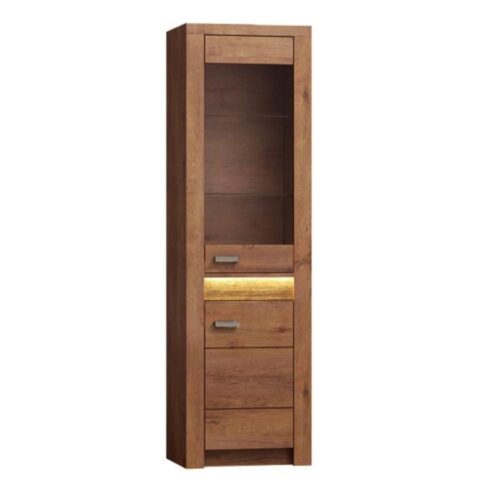 INFINITY világosbarna mdf vitrin INFINITY világosbarna mdf vitrin