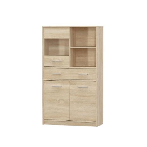 TEYO barna mdf vitrin