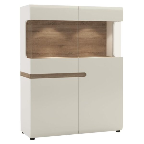 LYNATET fehér mdf vitrin