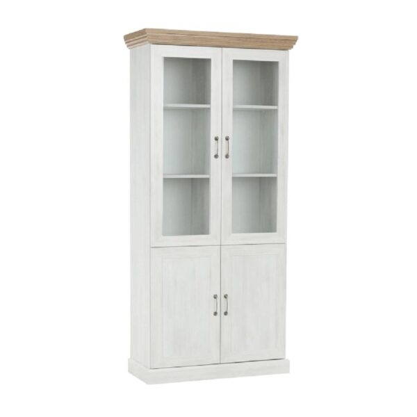 ROYAL III fehér mdf vitrin