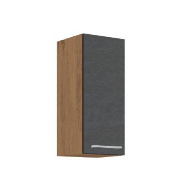 VEGA szürke mdf felső konyhaszekrény 30cm