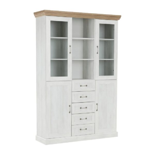 ROYAL II fehér mdf vitrin ROYAL II fehér mdf vitrin