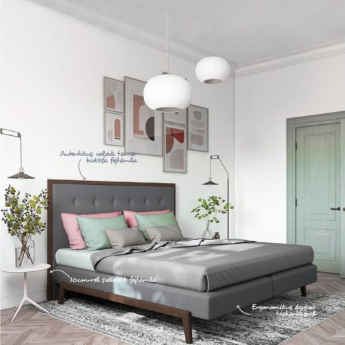 WOODBOX boxspring ágy 160 cm